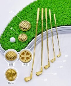 순금 골프 공, 골프채