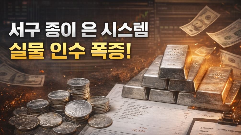 은 67달러 돌파, 서구 종이 은 시스템의 균열 썸네일(종이은)