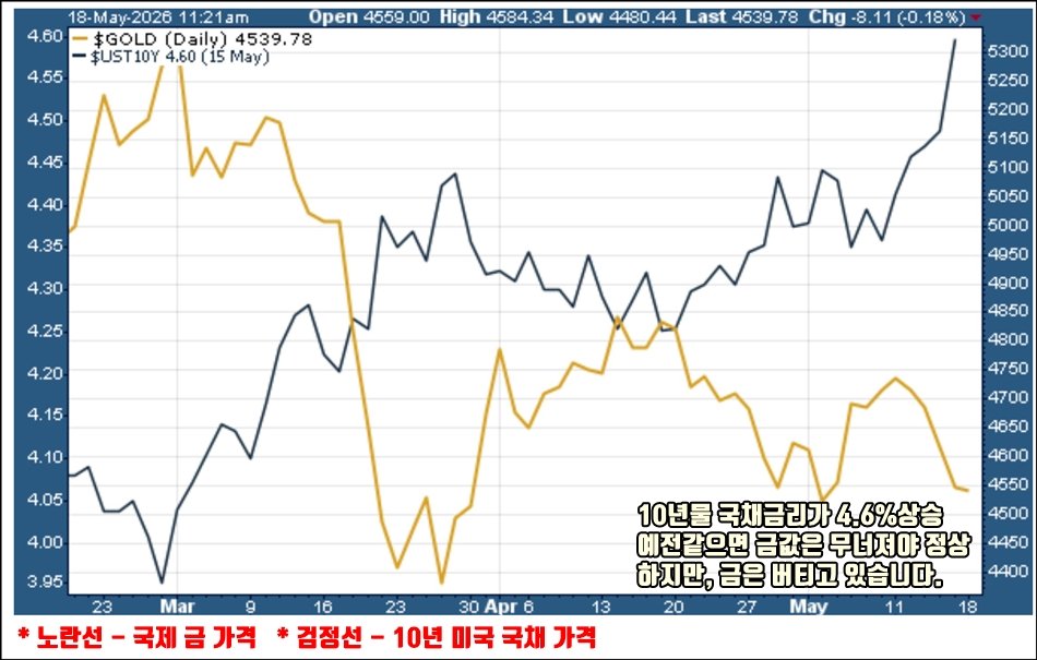 금리가 오르는데 왜 금은 아직 강한가? 지금 시장이 과거와 다른 이유