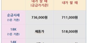 26.07.24 금은시세표