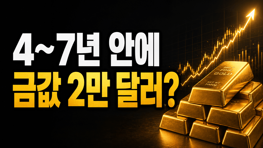 금값 2만 달러 전망, 향후 4~7년 안에 가능한 이유