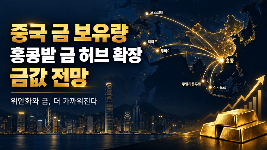 중국 금 보유량 금값 전망, 21개월 연속 매입이 주는 신호